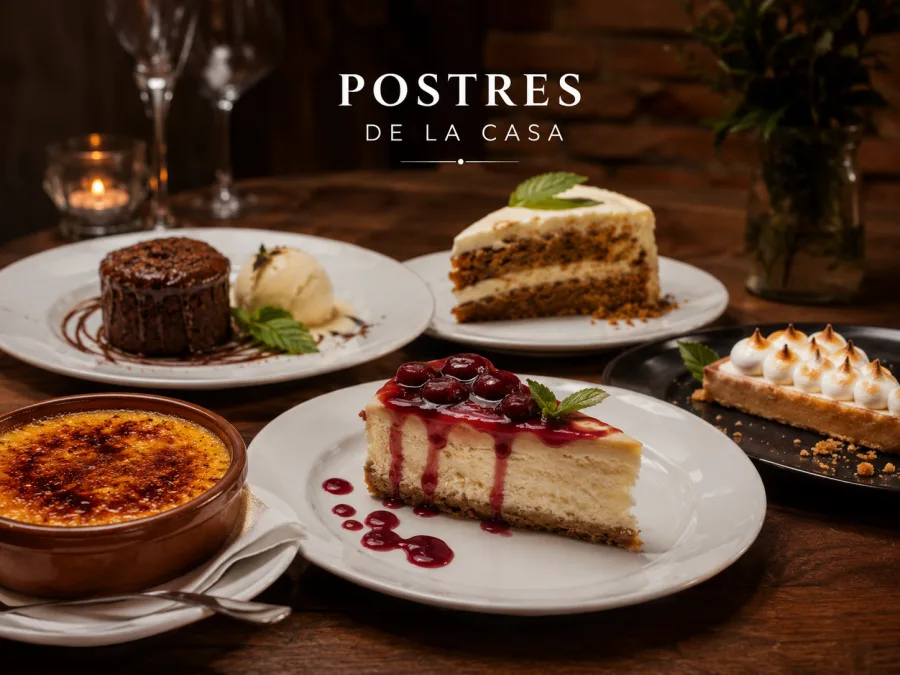Postres de la casa